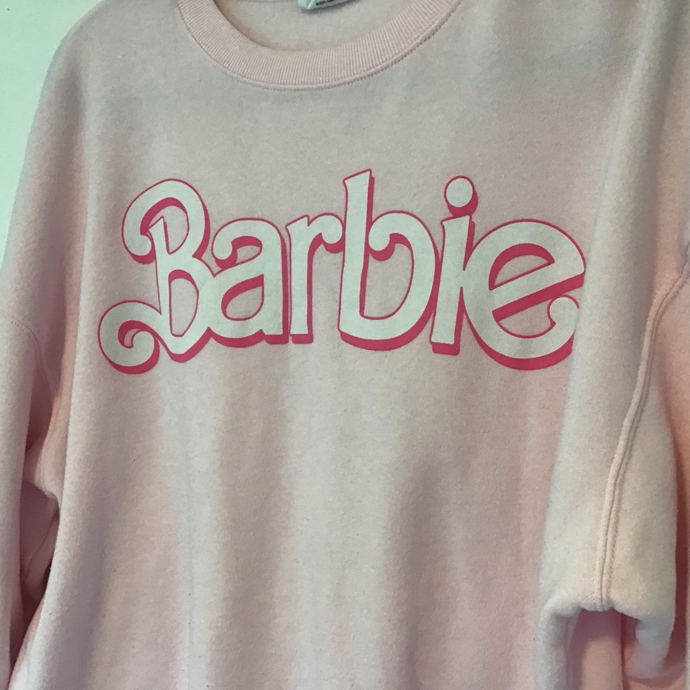 Barbie Light Pink Crewneck Sweatshirt - Picture 4 of 4